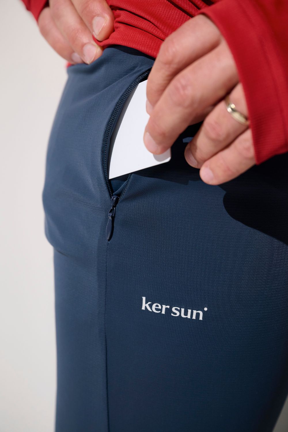 Legging anti-UV - Boston pour homme, tissu extensible avec poche zippée, marque Ker Sun.