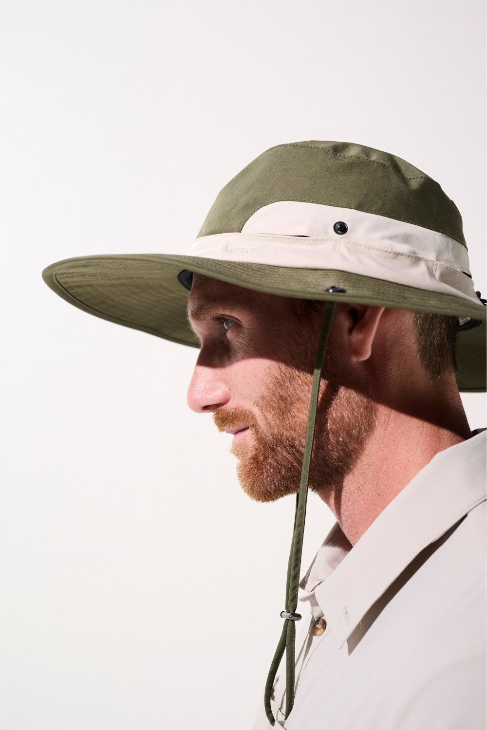 Chapeau anti-UV - Sequoia pour homme, léger et pratique, offrant protection solaire UPF 50+ lors des randonnées.