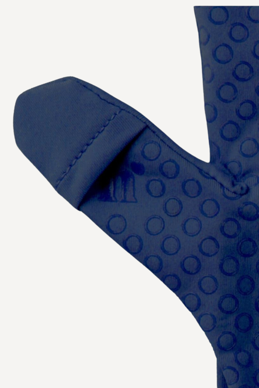 Gants anti-UV pour homme, couleur bleue, offrant protection solaire UPF50+ et excellente adhérence.