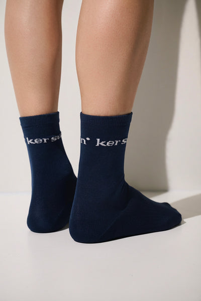 Chaussettes anti-UV - Mojave bleu marine pour adulte, légères et confortables, UPF 50+ de la marque Ker Sun.