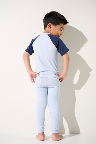 T-shirt de bain anti-UV - Samoa pour garçon, léger et respirant, UPF 50+, idéal pour les activités nautiques.