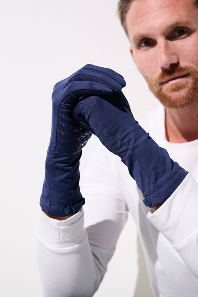 Gants anti-UV - Mojave pour homme, protection solaire UPF 50+, coloris bleu, confort et adhérence.