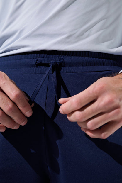 Pantalon anti-UV - Oasis, adapté pour homme, avec taille élastique et cordon de serrage, idéal pour activités ensoleillées.