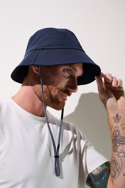 Bob anti-UV - Faro bleu pour homme, léger et pratique, offrant une protection solaire UPF 50+.