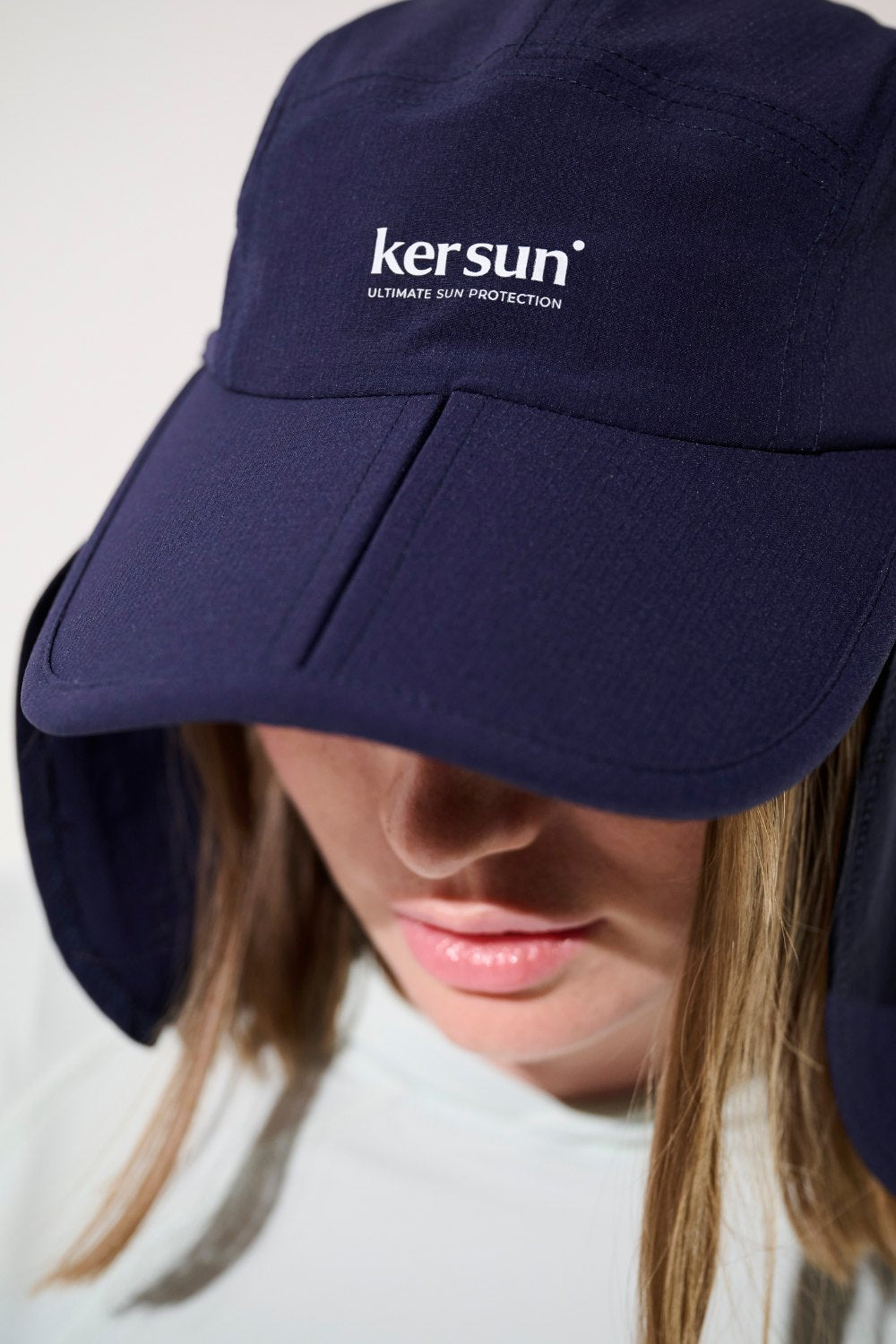 Casquette anti-UV - Sequoia bleue, légère et élégante pour protection solaire, marque Ker Sun.