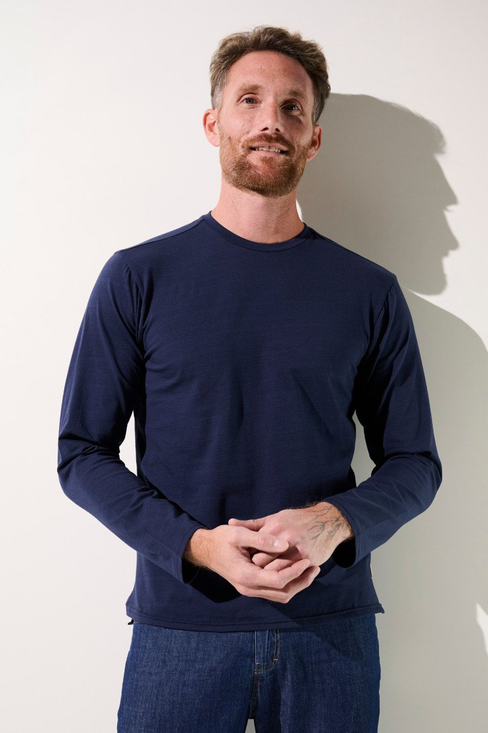 T-shirt anti-UV - La Rochelle pour homme, manches longues, tissu léger et respirant, protection solaire UPF 50+.