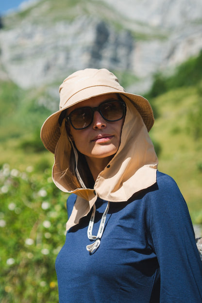 UV-bøllehat – Boston Beige