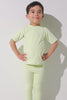 T-shirt de bain anti-UV - Samoa, vert clair, pour enfant, léger et respirant, protection UPF 50+ pour jouer au soleil.