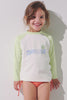 T-shirt de bain anti-UV - Fidji pour enfant, manches longues et léger, UPF 50+, idéal pour la plage.